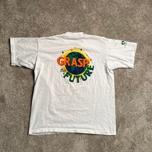 VINTAGE FRUIT OF THE LOOM "GRASP THE FUTURE" GRAPHIC TEE